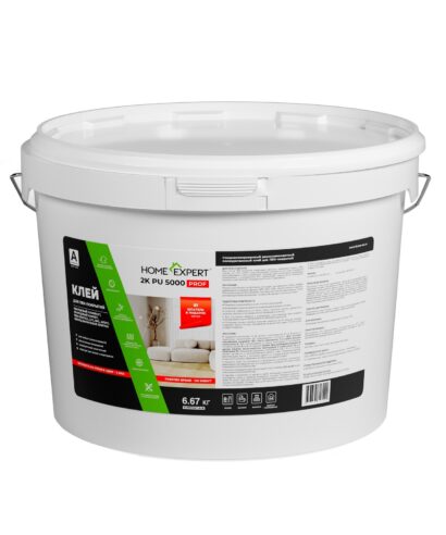 Клей для кварц-виниловой плитки Home Expert 5000 Prof 2K PU 6.67 кг