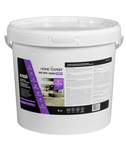 MS-клей для ПВХ и SPC покрытий Home Expert MS SPC 2000 PROF 6 кг